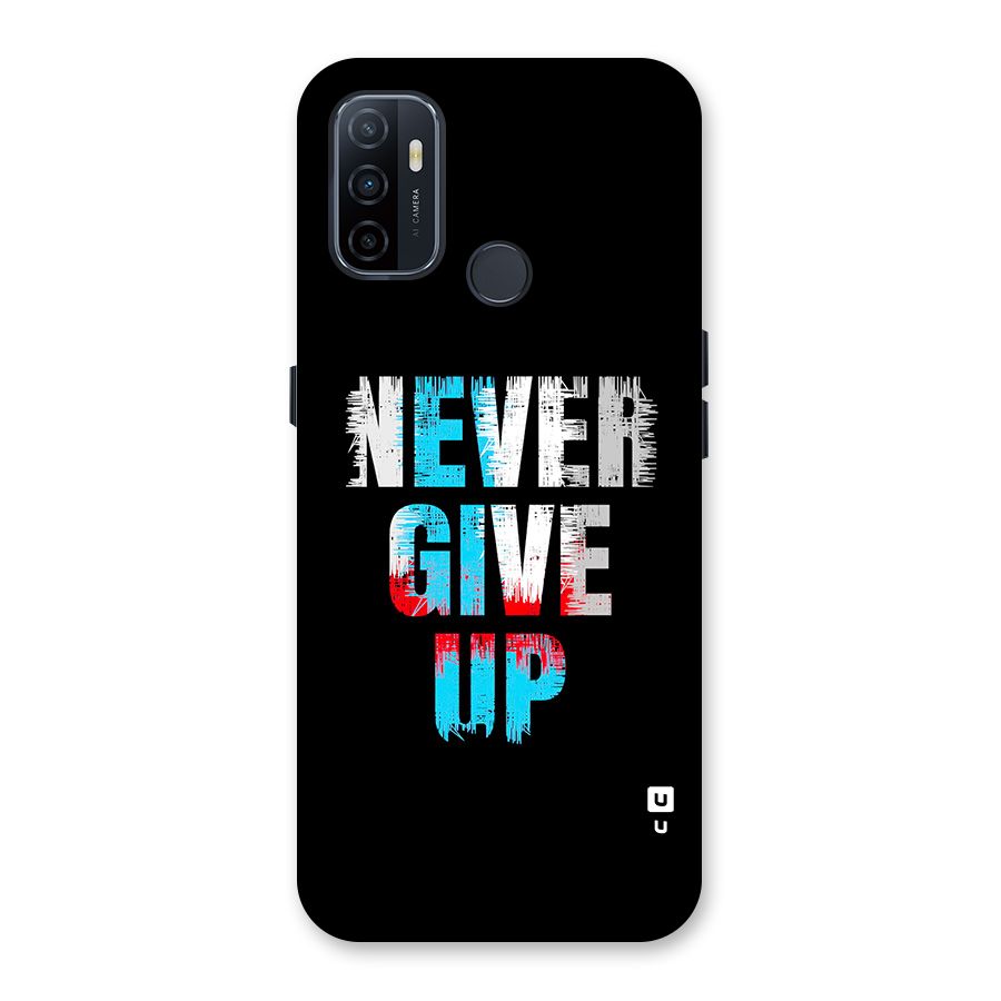 The Determined Back Case for Oppo A32