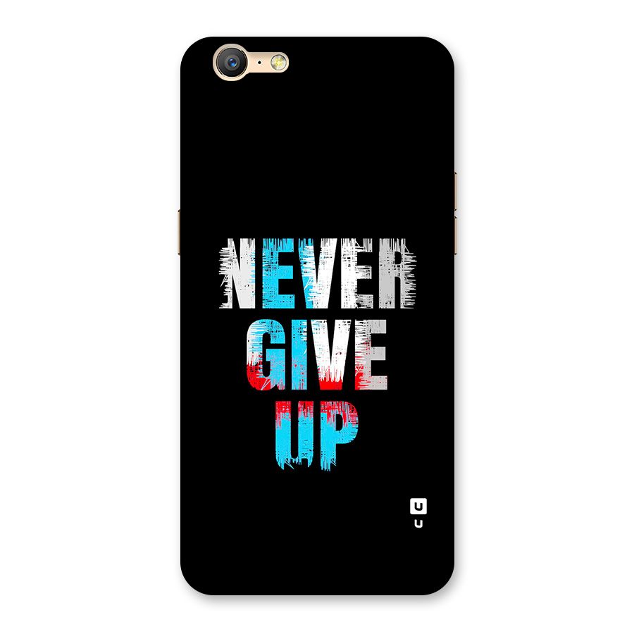 The Determined Back Case for Oppo A39