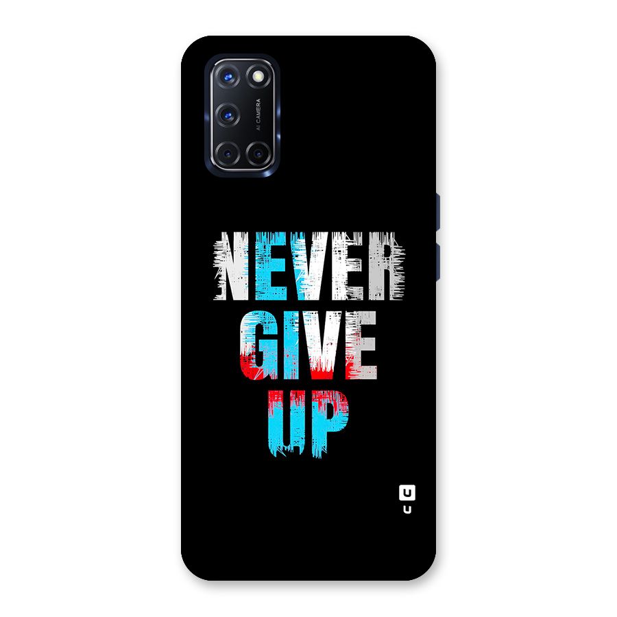 The Determined Back Case for Oppo A52