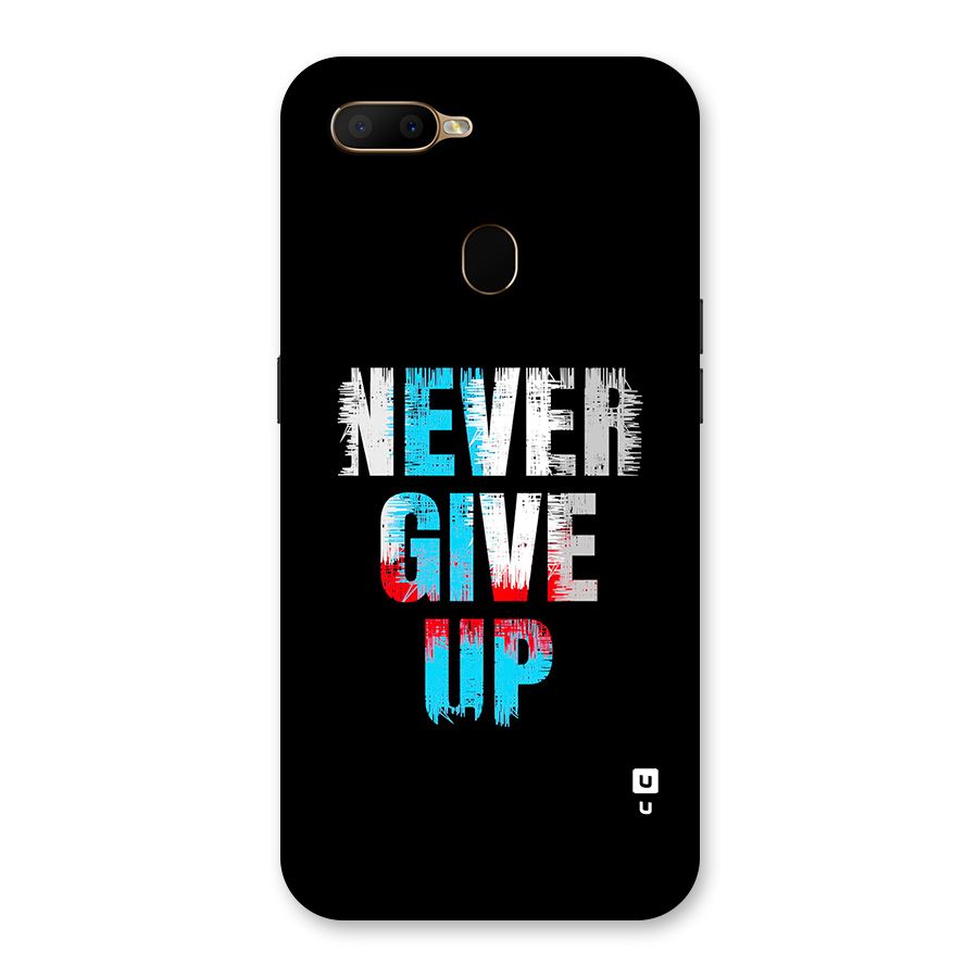 The Determined Back Case for Oppo A5s