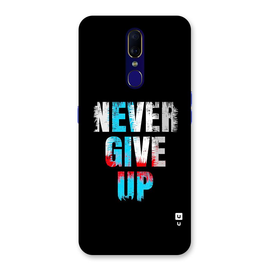 The Determined Back Case for Oppo F11