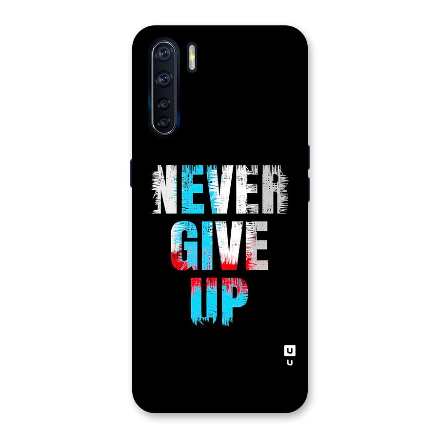 The Determined Back Case for Oppo F15