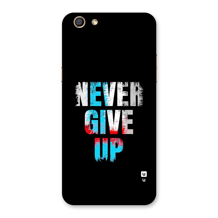 The Determined Back Case for Oppo F3