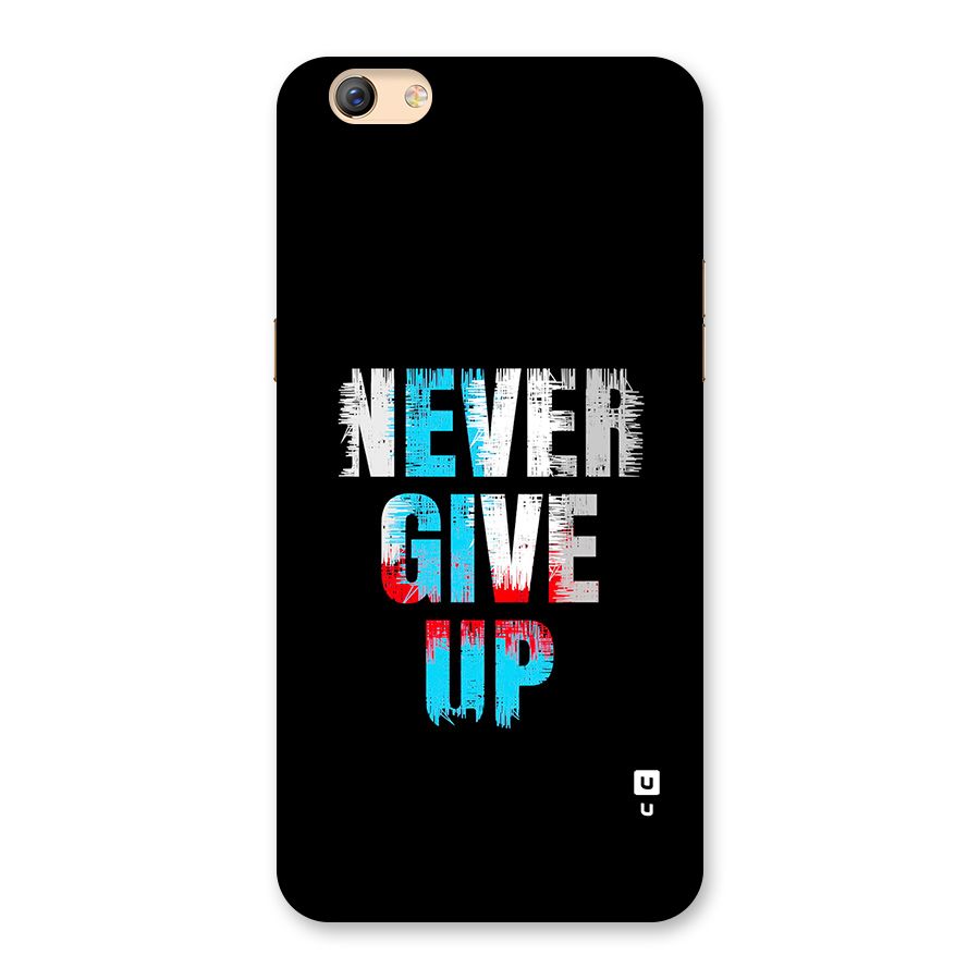 The Determined Back Case for Oppo F3 Plus