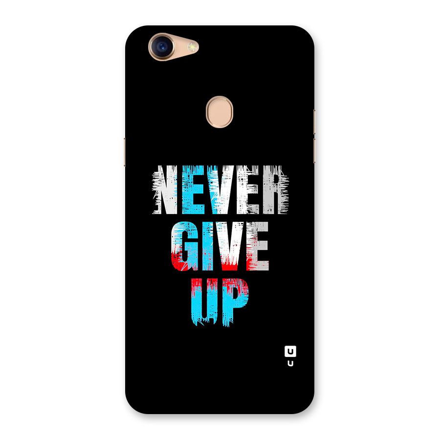The Determined Back Case for Oppo F5 Youth