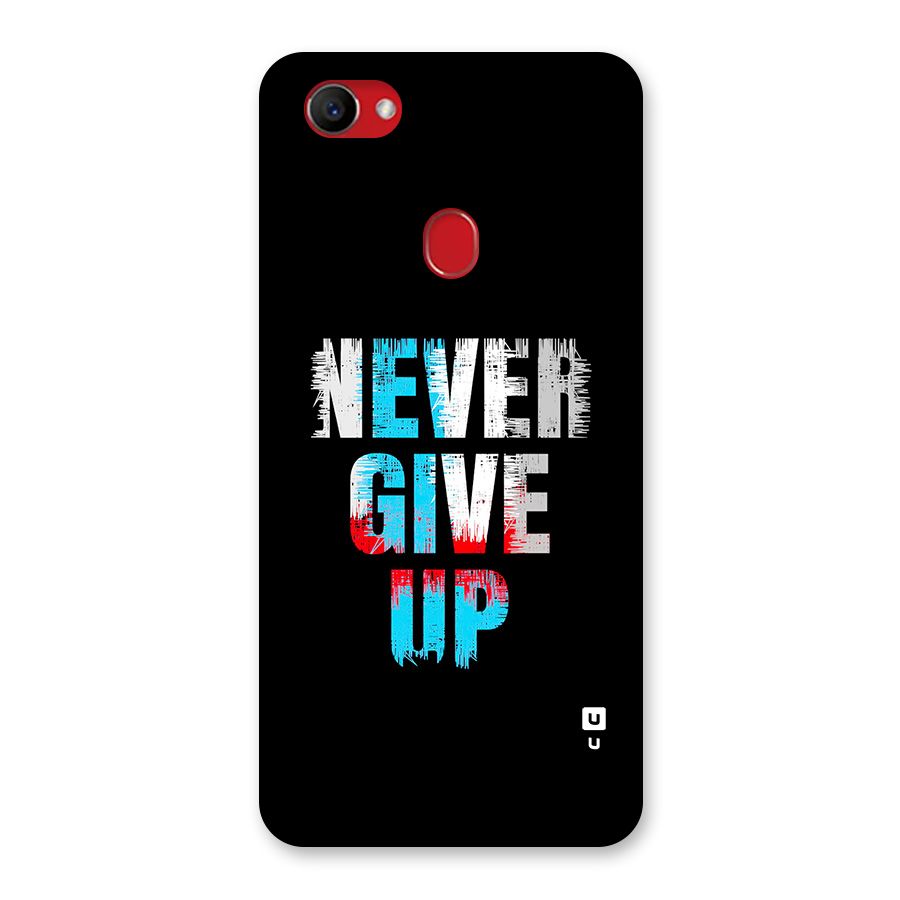 The Determined Back Case for Oppo F7