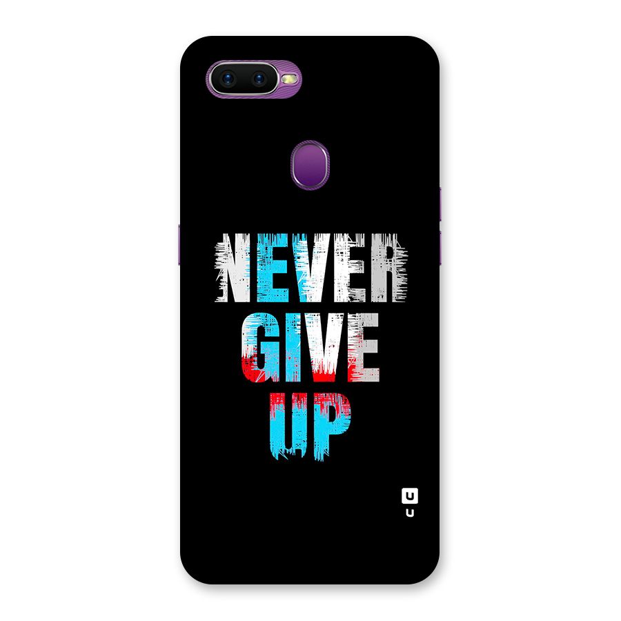 The Determined Back Case for Oppo F9