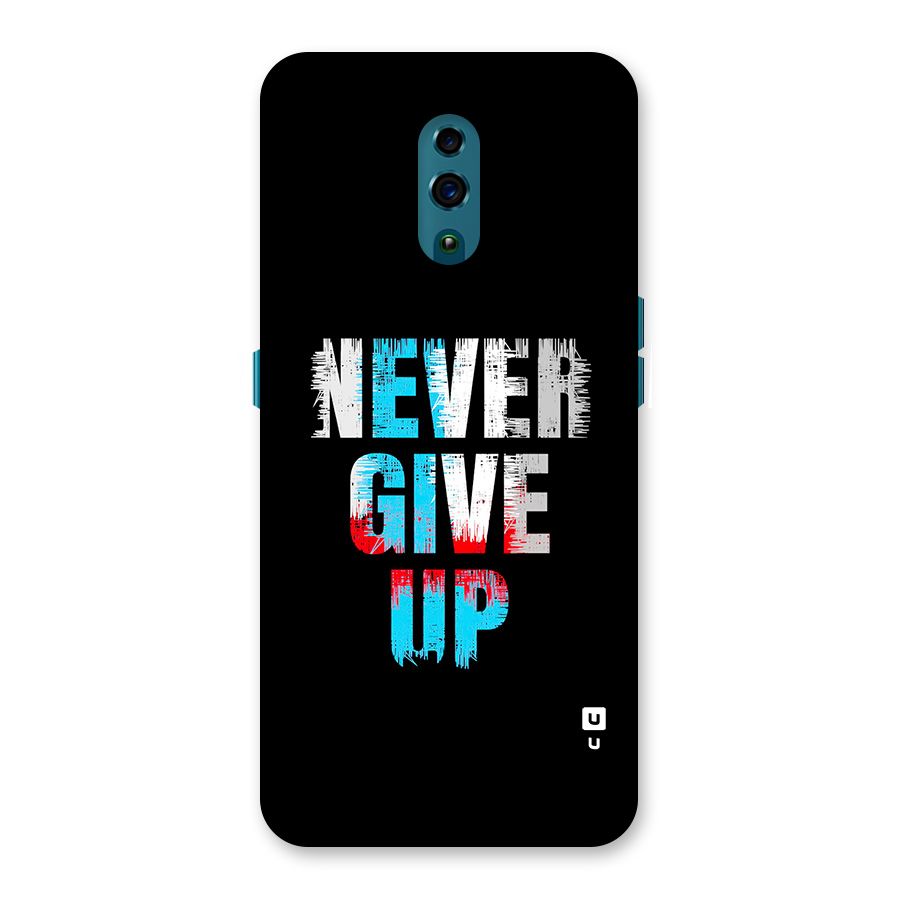 The Determined Back Case for Oppo Reno