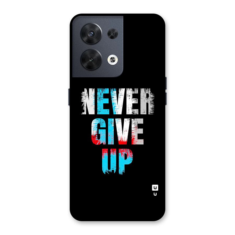 The Determined Back Case for Oppo Reno8 5G
