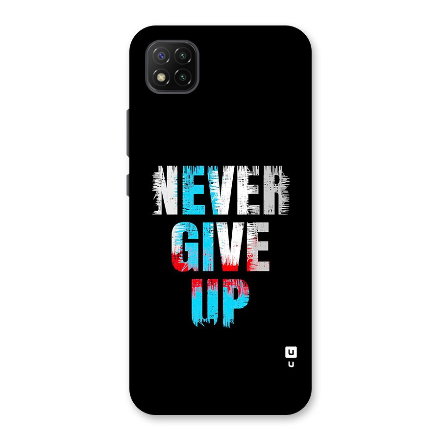 The Determined Back Case for Poco C3