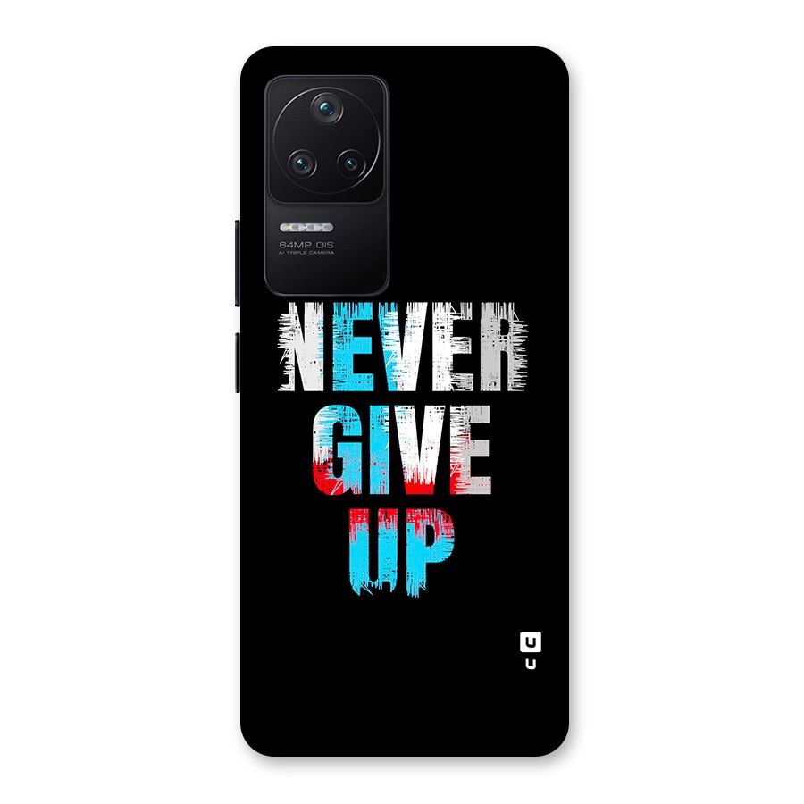 The Determined Back Case for Poco F4 5G