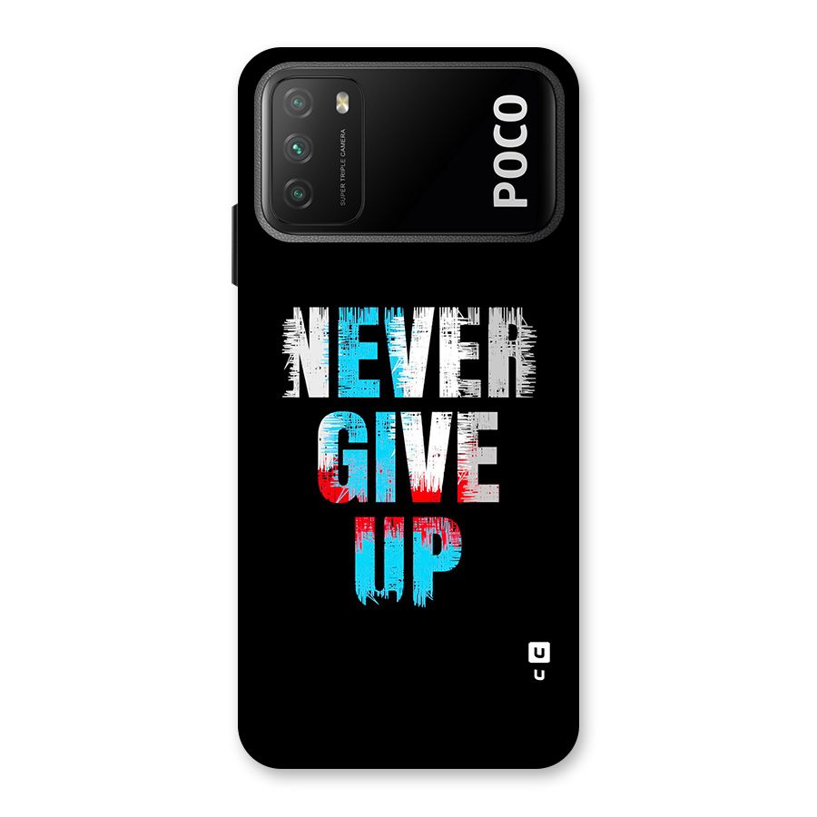 The Determined Back Case for Poco M3