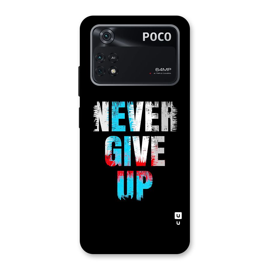 The Determined Back Case for Poco M4 Pro 4G
