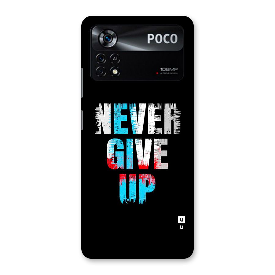 The Determined Back Case for Poco X4 Pro 5G