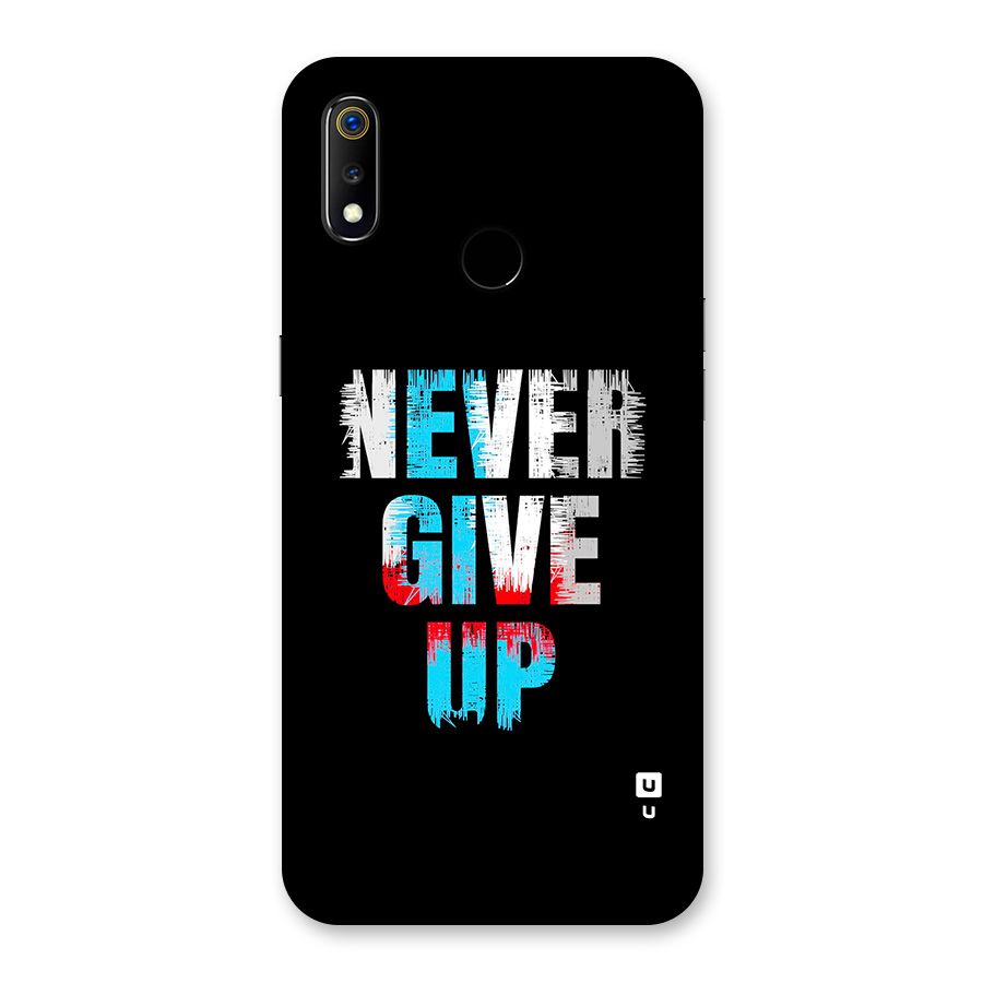 The Determined Back Case for Realme 3