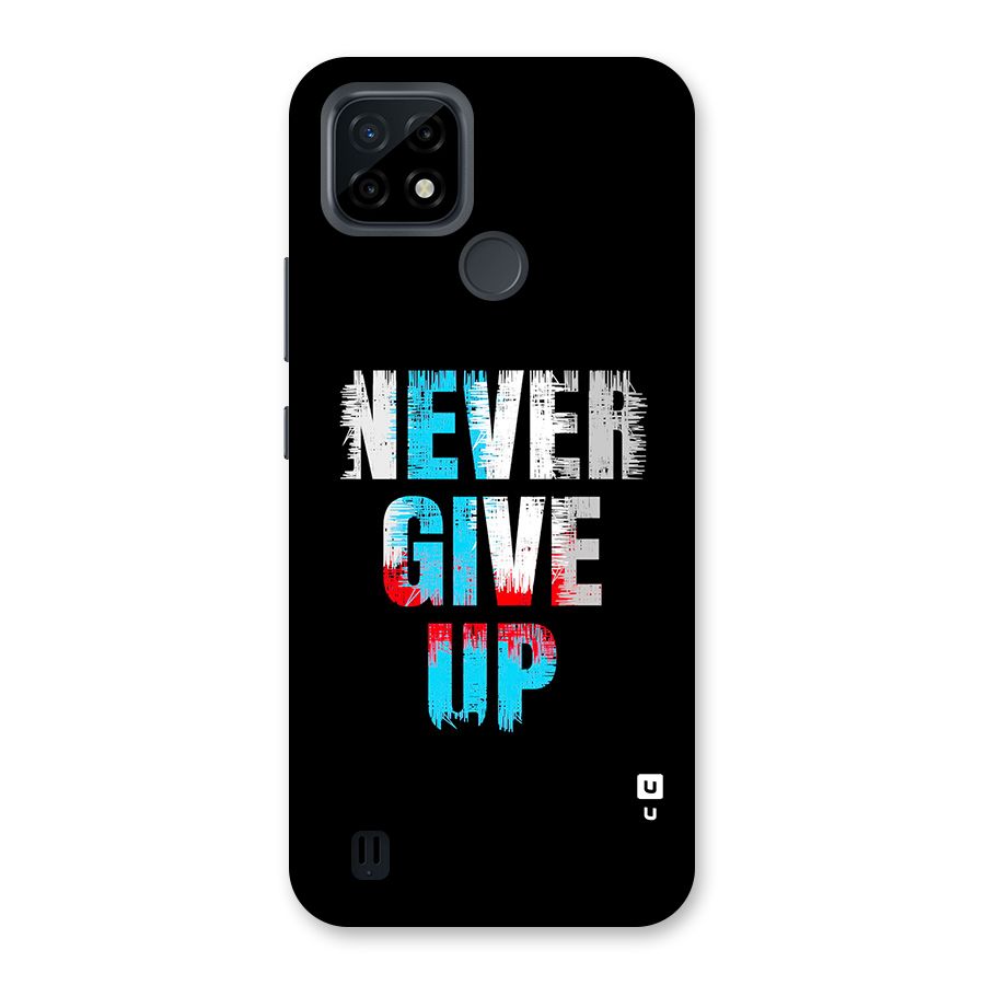 The Determined Back Case for Realme C21