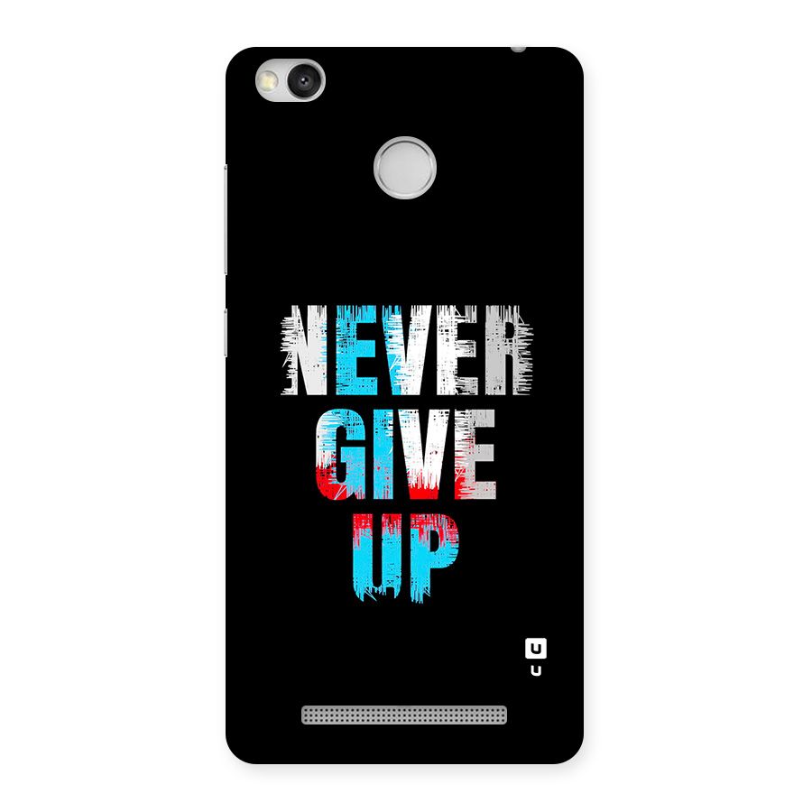 The Determined Back Case for Redmi 3S Prime