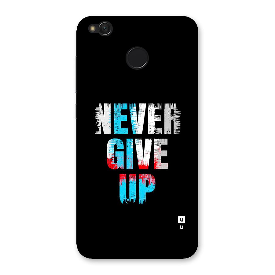 The Determined Back Case for Redmi 4
