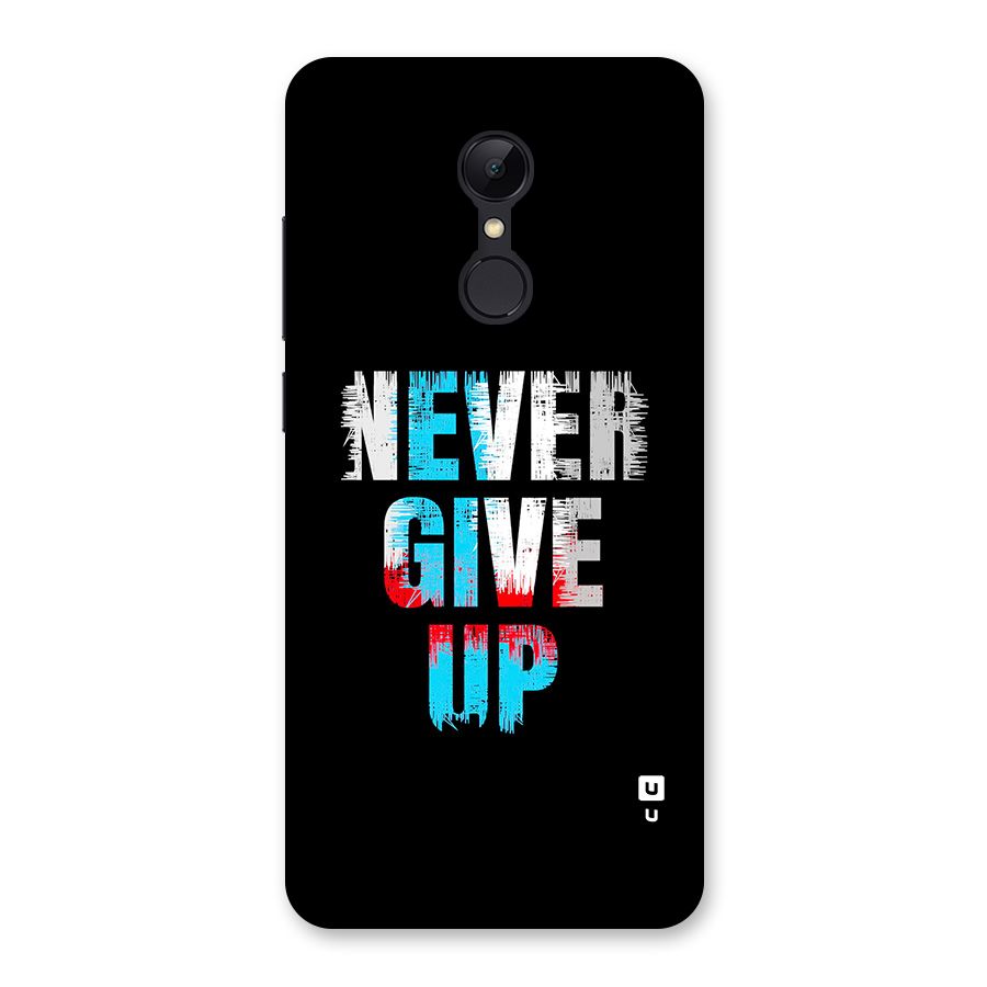 The Determined Back Case for Redmi 5