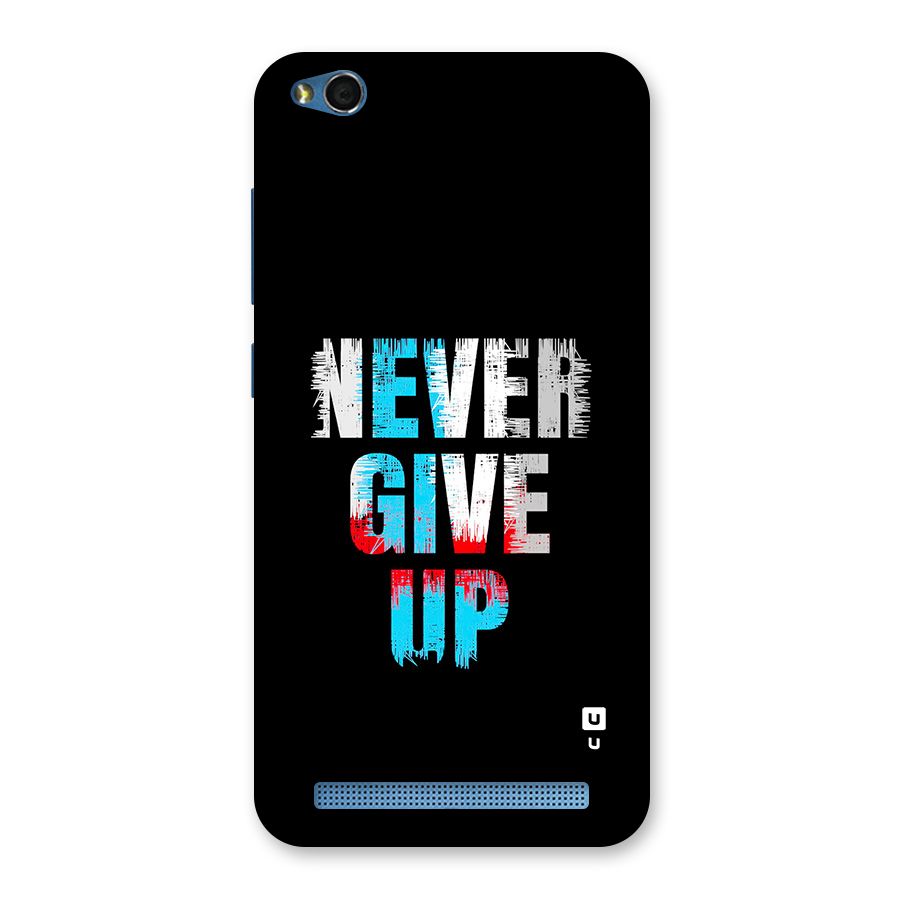 The Determined Back Case for Redmi 5A