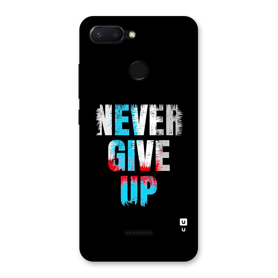 The Determined Back Case for Redmi 6