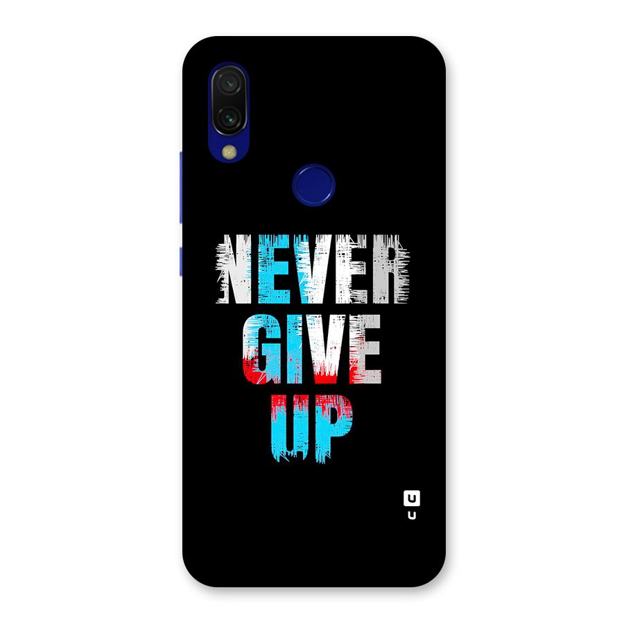 The Determined Back Case for Redmi 7