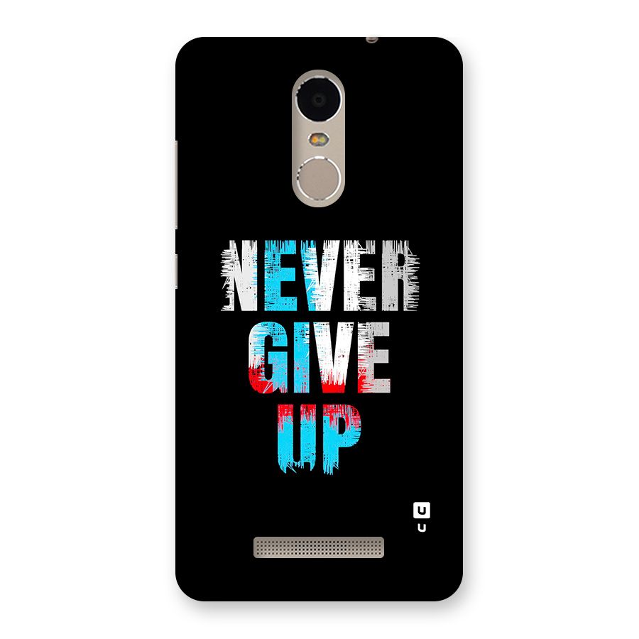 The Determined Back Case for Redmi Note 3