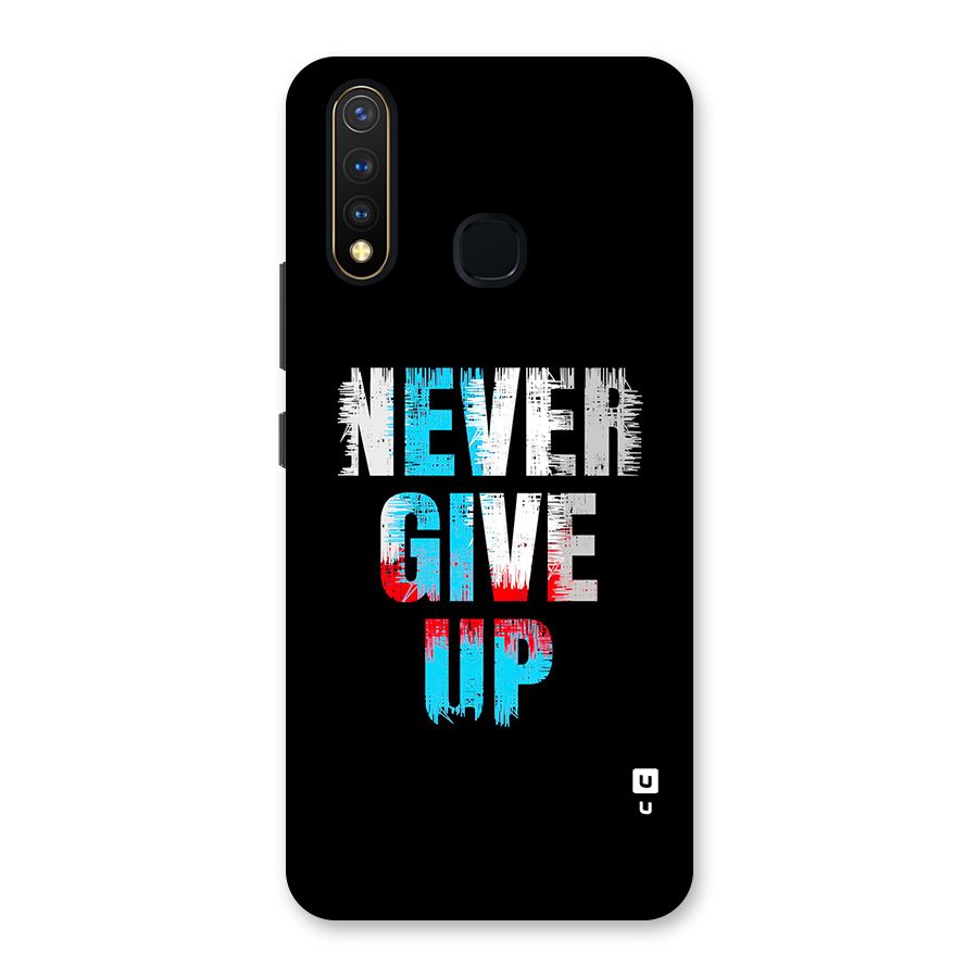 The Determined Back Case for Vivo U20