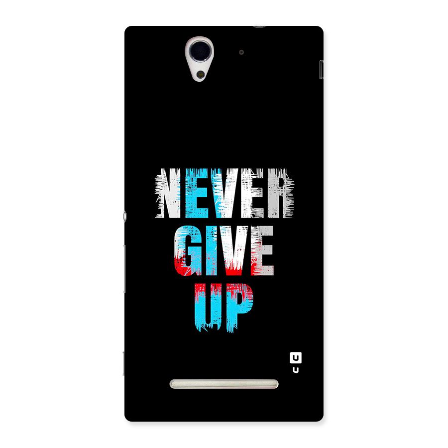 The Determined Back Case for Xperia C3