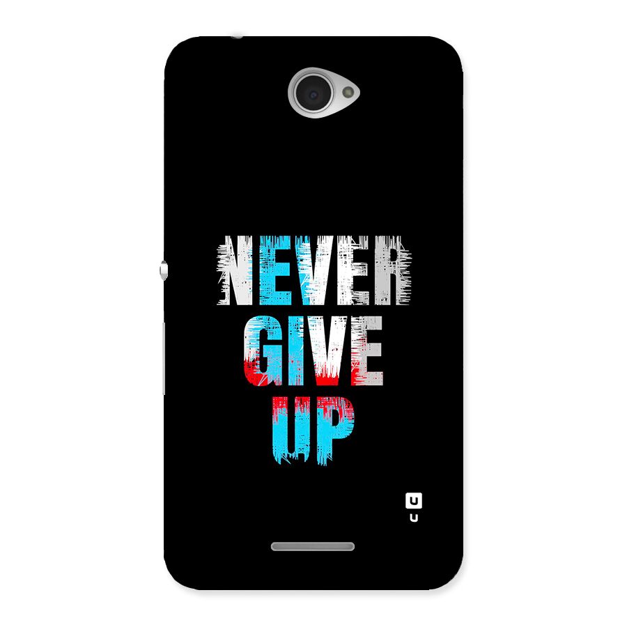 The Determined Back Case for Xperia E4
