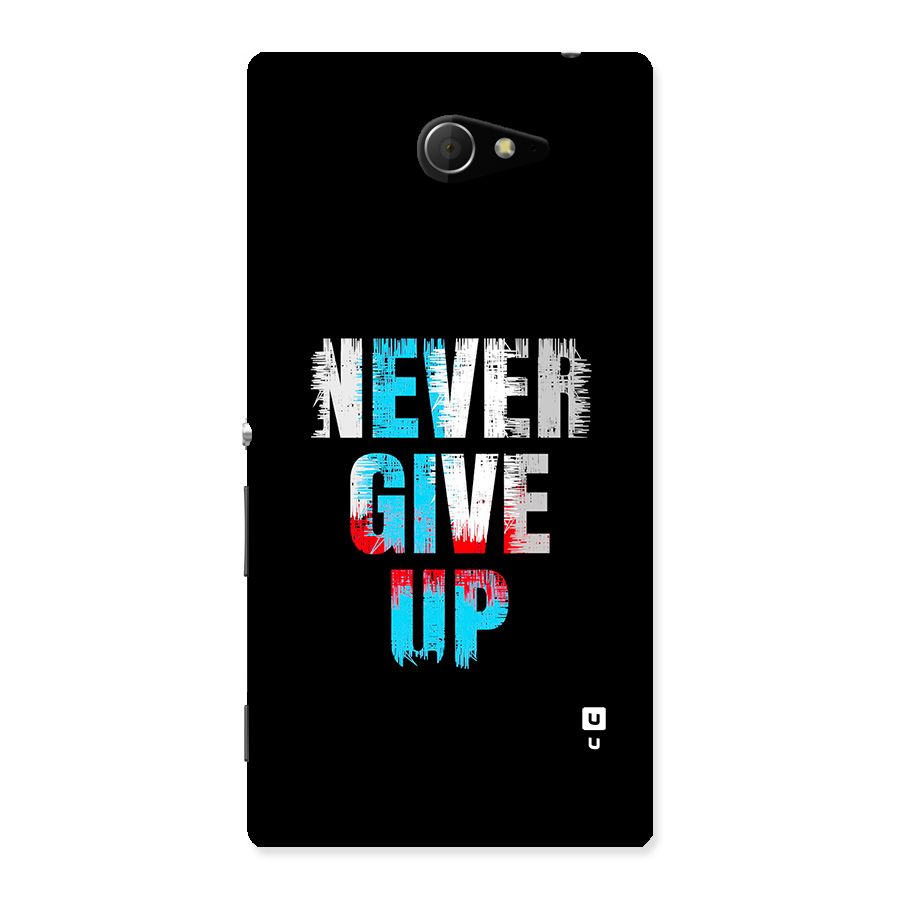 The Determined Back Case for Xperia M2