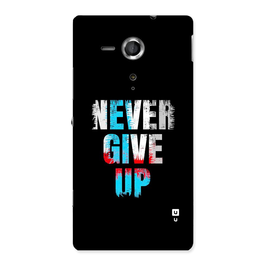 The Determined Back Case for Xperia Sp
