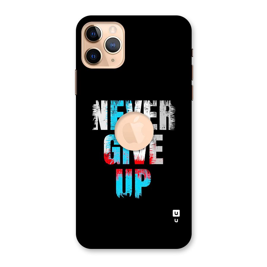 The Determined Back Case for iPhone 11 Pro Max Logo Cut