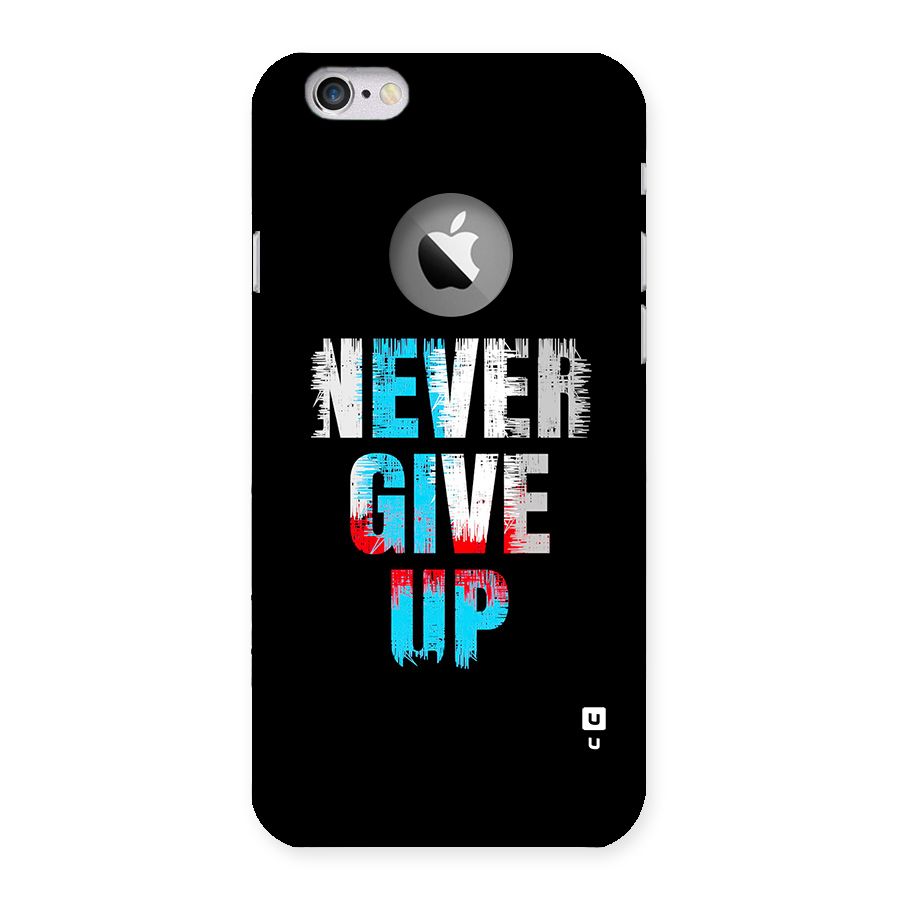 The Determined Back Case for iPhone 6 Logo Cut