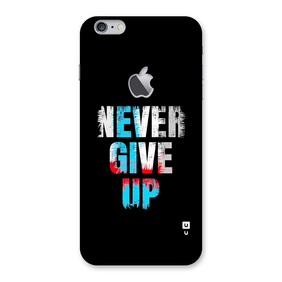 The Determined Back Case for iPhone 6 Plus 6S Plus Logo Cut