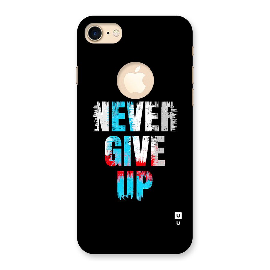 The Determined Back Case for iPhone 7 Logo Cut