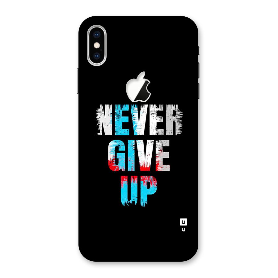 The Determined Back Case for iPhone XS Max Apple Cut