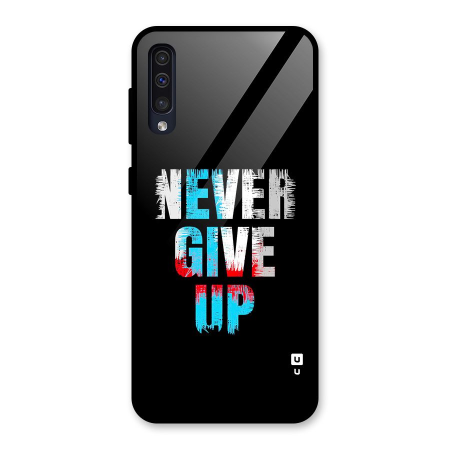 The Determined Glass Back Case for Galaxy A30s