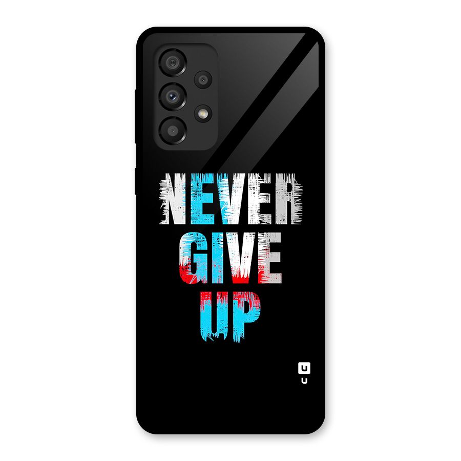 The Determined Glass Back Case for Galaxy A33 5G