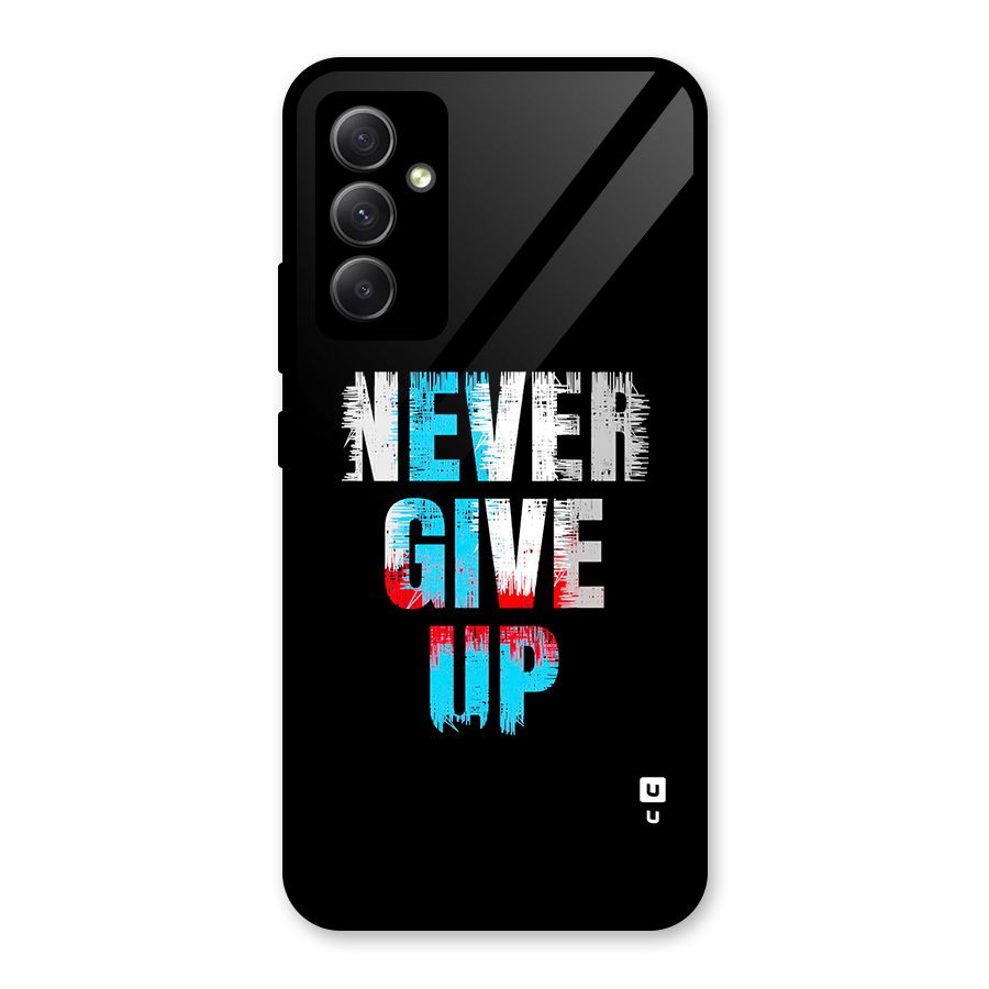The Determined Glass Back Case for Galaxy A34