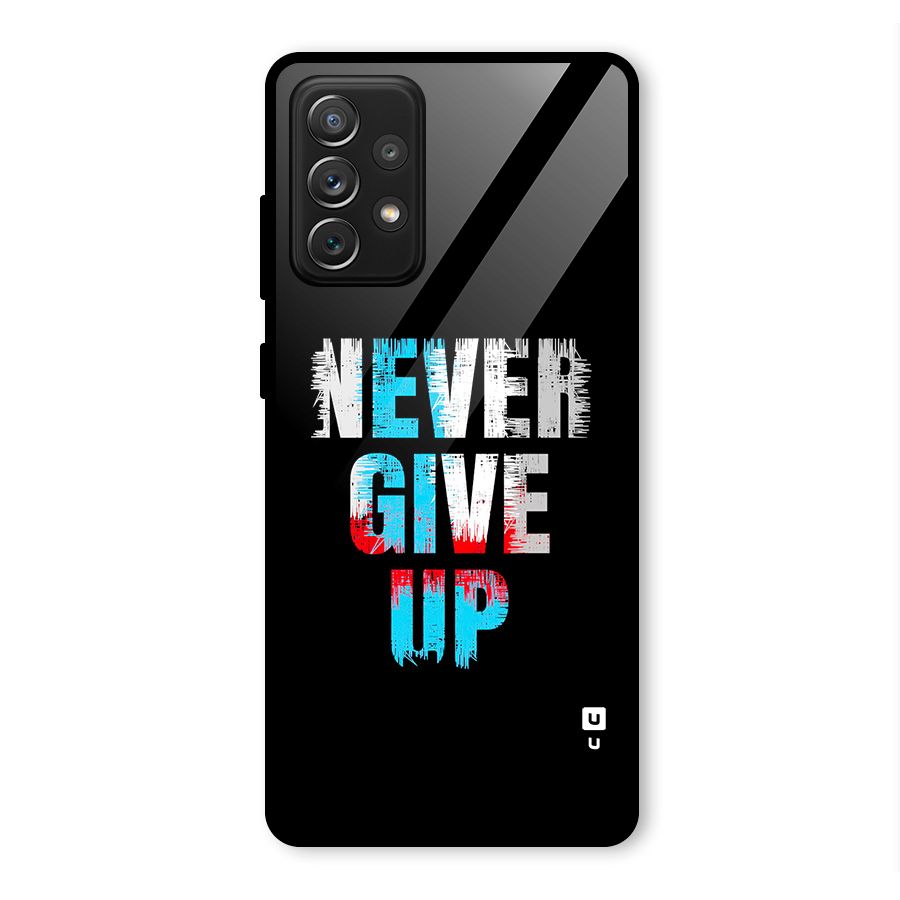 The Determined Glass Back Case for Galaxy A72