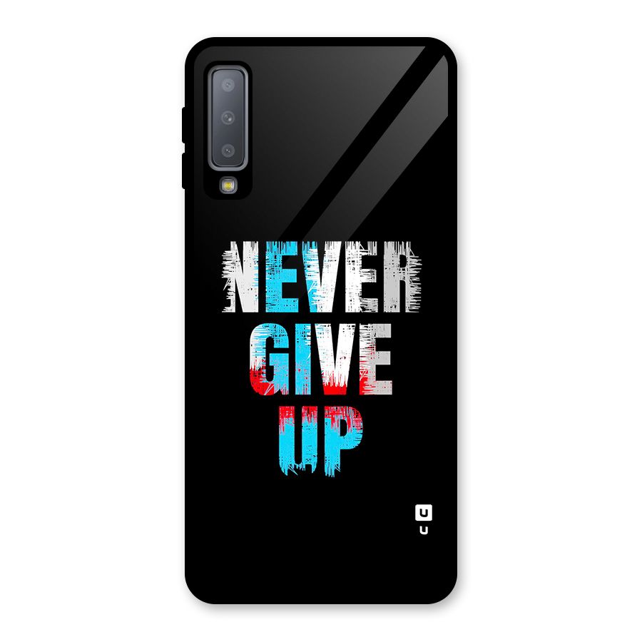 The Determined Glass Back Case for Galaxy A7 (2018)