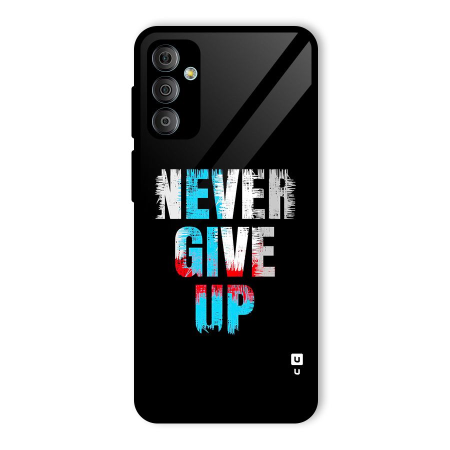 The Determined Glass Back Case for Galaxy F23