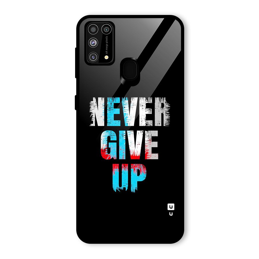 The Determined Glass Back Case for Galaxy F41