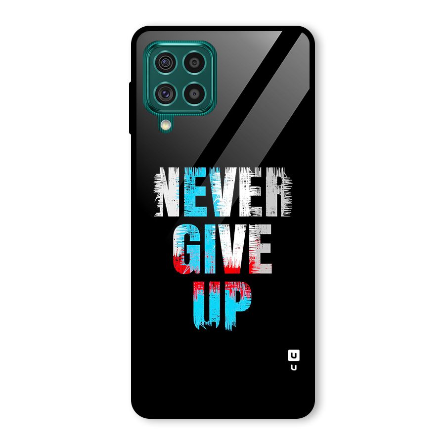 The Determined Glass Back Case for Galaxy F62