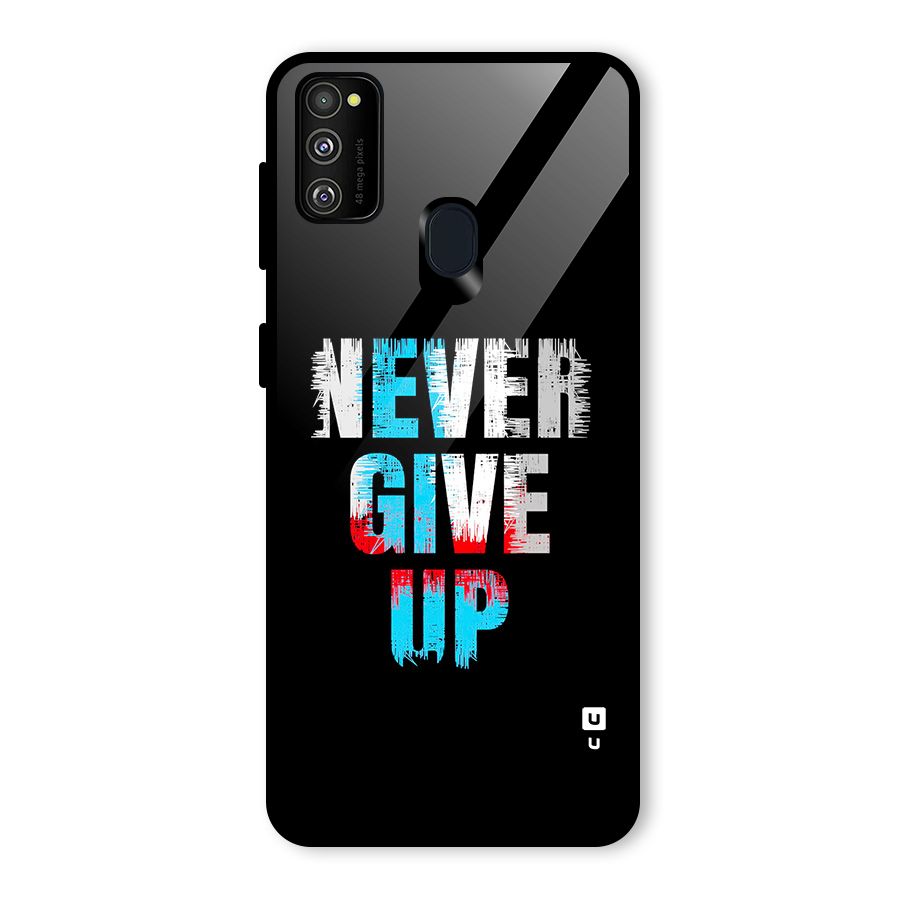 The Determined Glass Back Case for Galaxy M30s