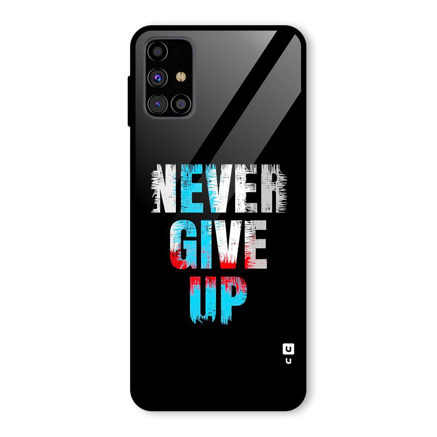 The Determined Glass Back Case for Galaxy M31s