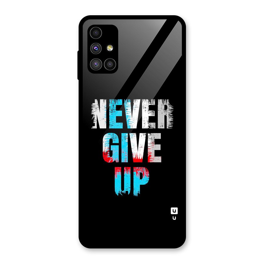 The Determined Glass Back Case for Galaxy M51