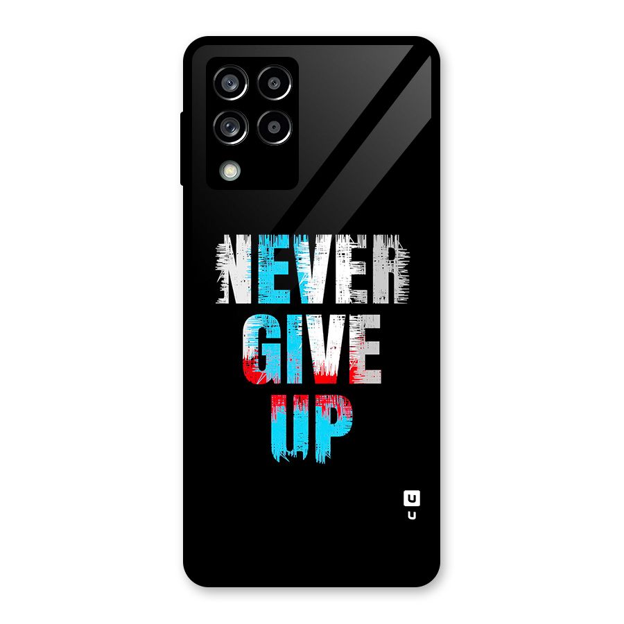 The Determined Glass Back Case for Galaxy M53 5G