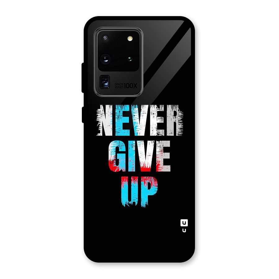 The Determined Glass Back Case for Galaxy S20 Ultra